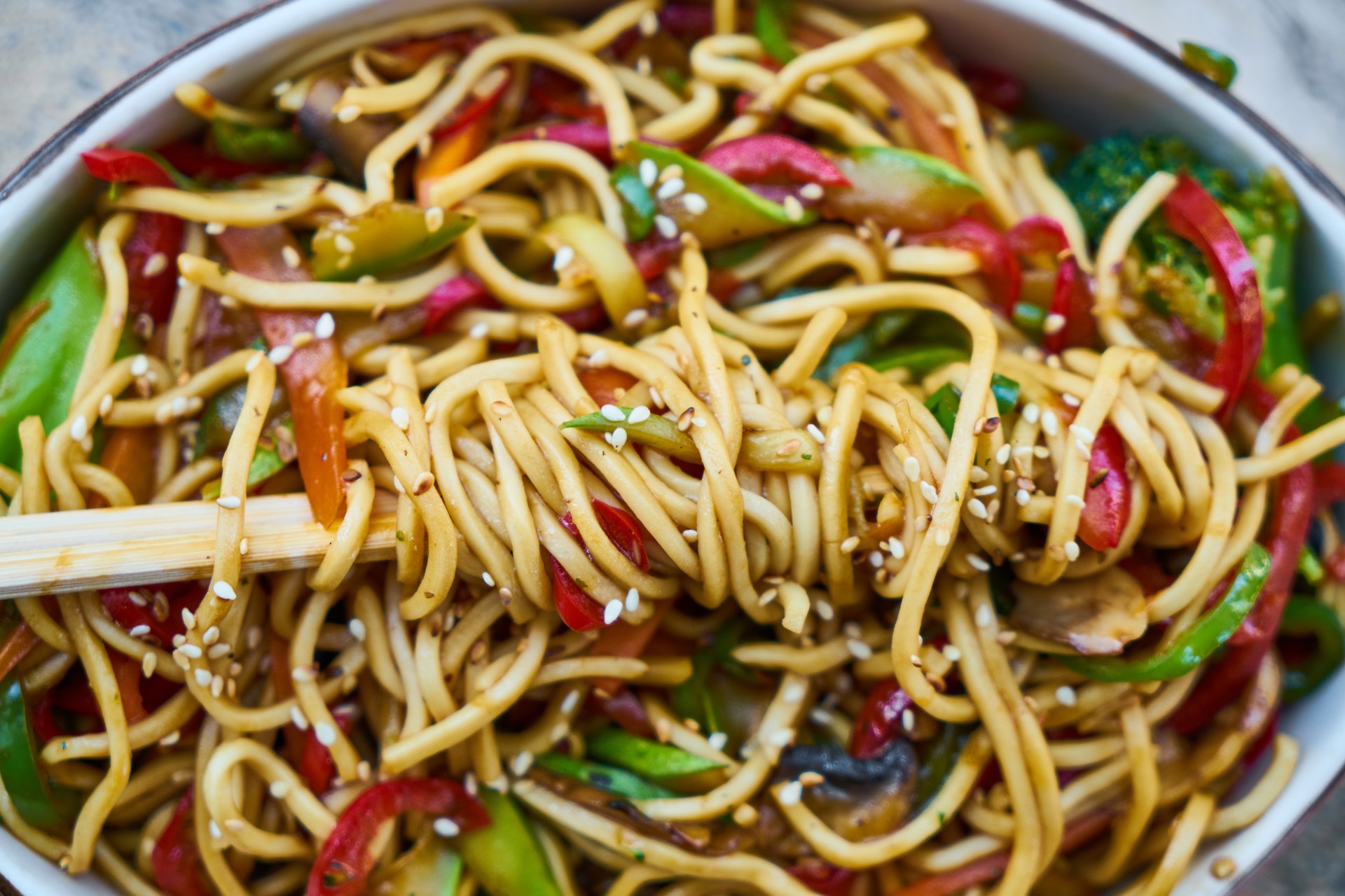 Bowl of Stir Crazy Thai cuisine dish available at Windsor and Penrith Takeaway or Eat In